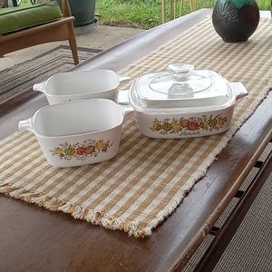Vintage Corning Ware "Spice of Life" 4pcs
